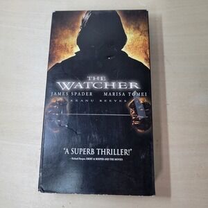 The Watcher VHS James‎ Spader Keanu Reeves Marisa Tomei 2000 Universal Horror